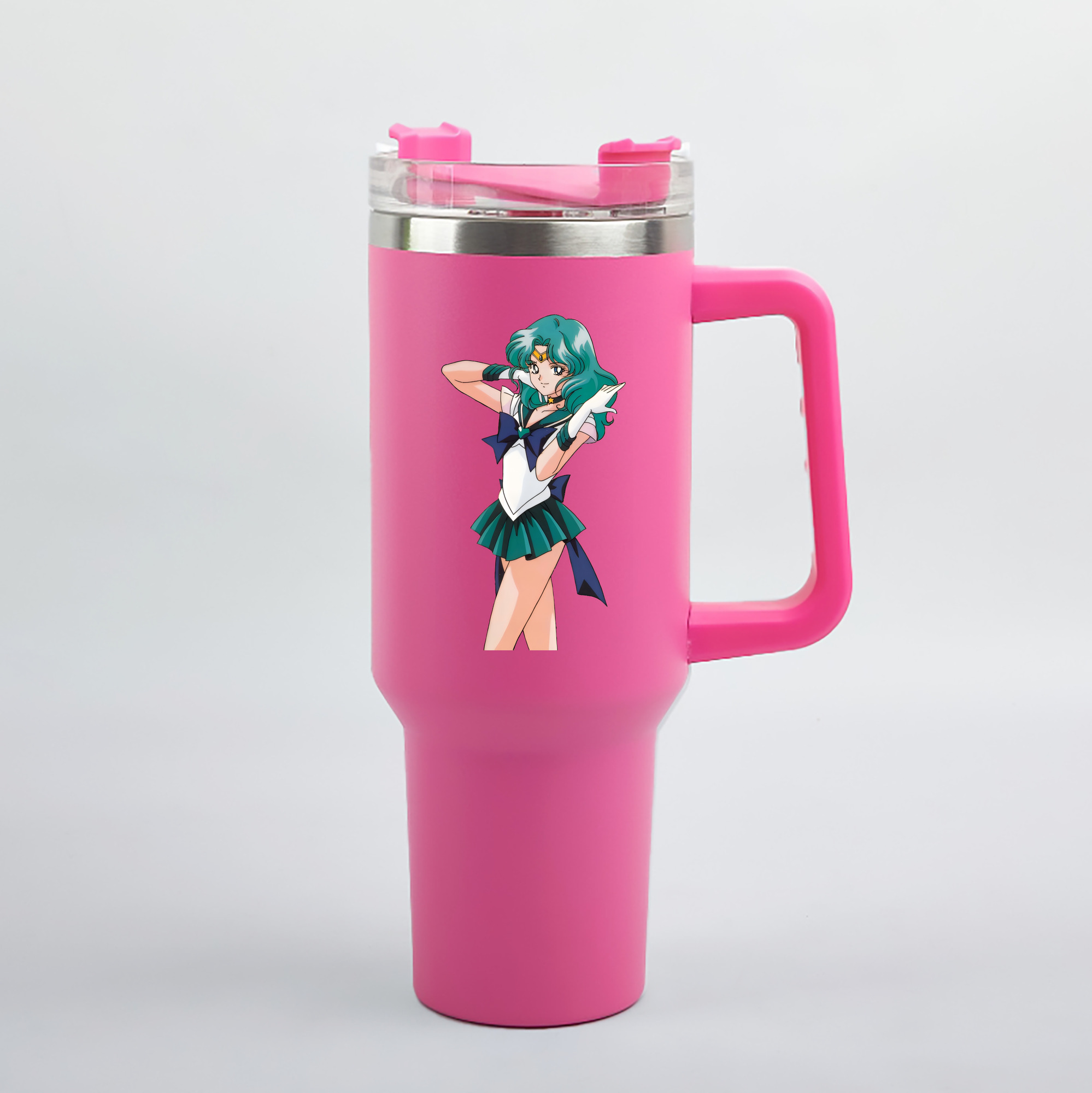 （画像用） 美少女戦士セーラームーン 海王 みちる（かいおう みちる） Sailor Moon Kaiou Michiru 1200mL車用タンブラー（カラープリント）